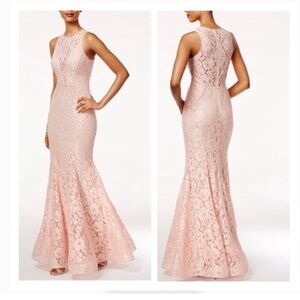 Avery G, pink lace mermaid gown, Women's size 10